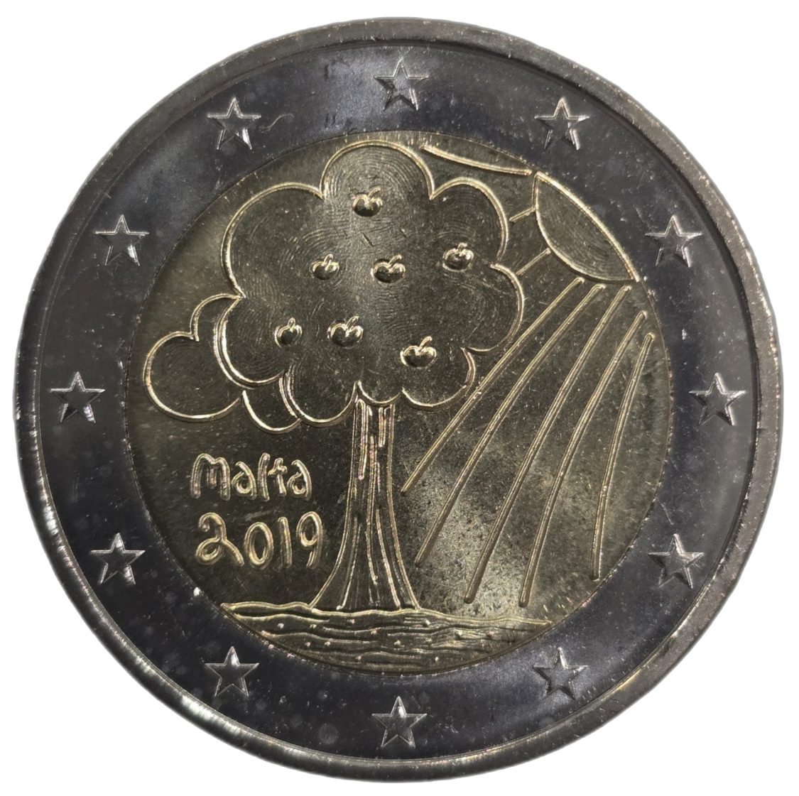 2 euros conmemorativa Los Niños y la Solidaridad, Naturaleza y Medio Ambiente